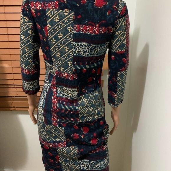 LAUREN RALPH LAUREN PATCHWORK DRESS SIZE S - Picture 7 of 9